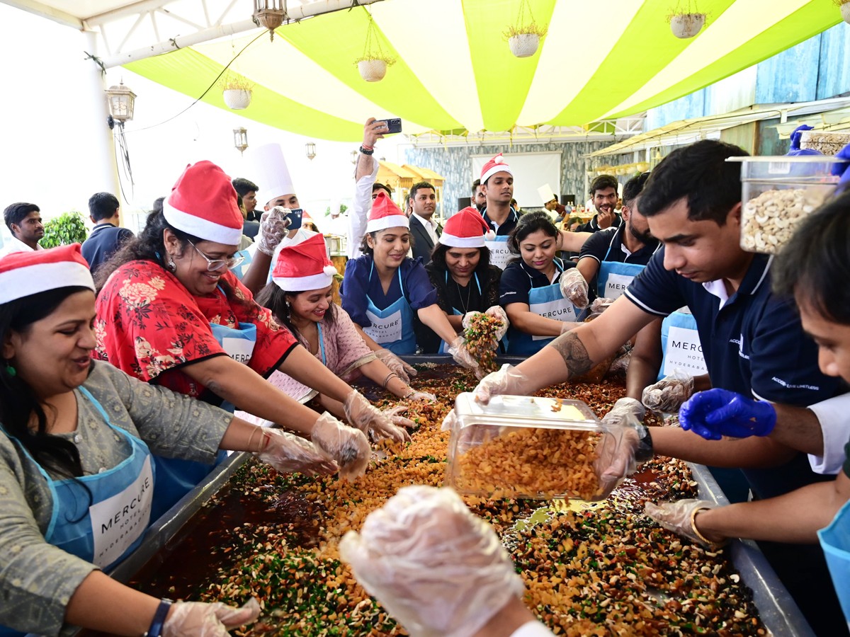 Christmas Cake Mixing At Hyderabad KCP - Sakshi4