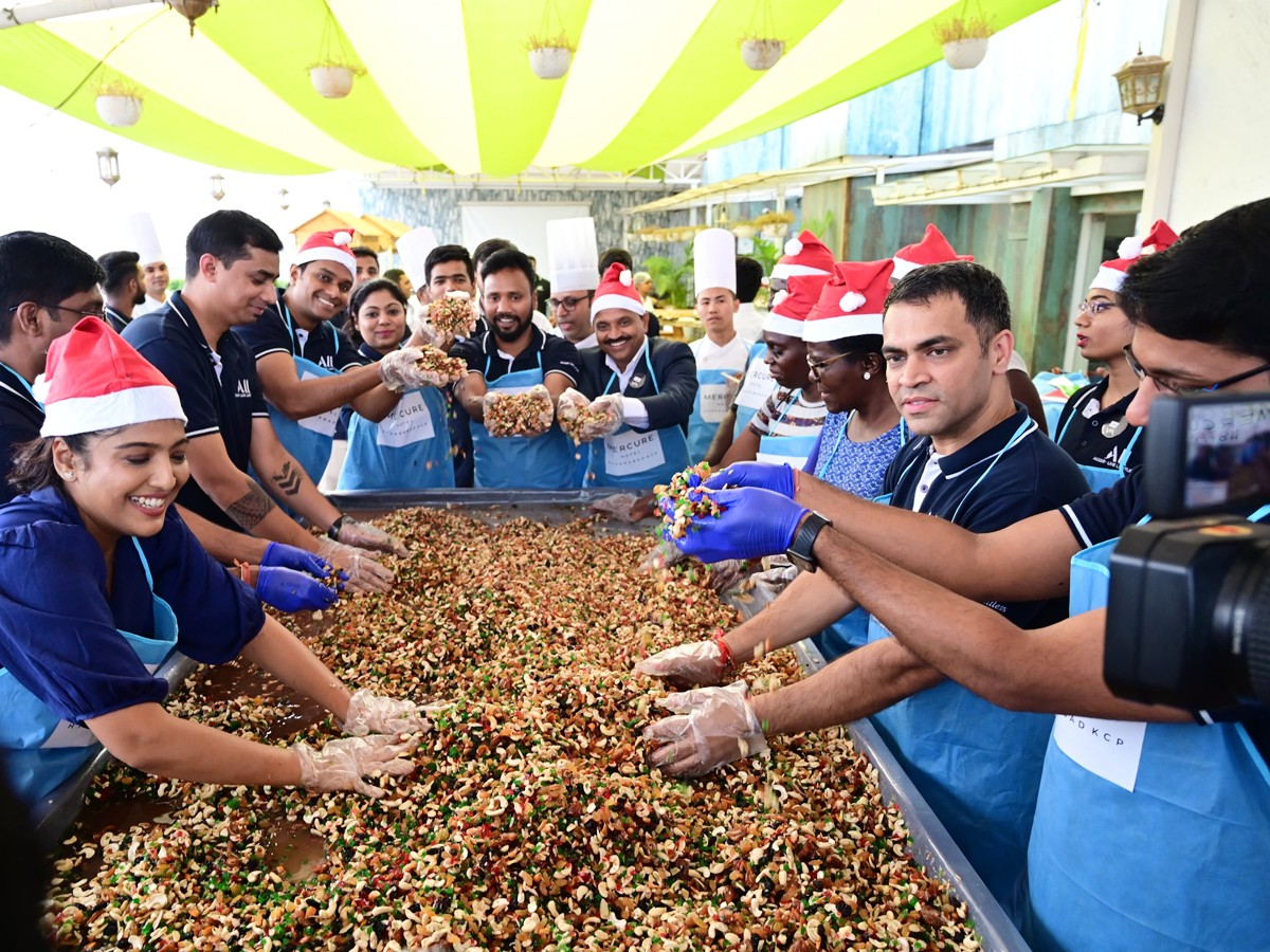 Christmas Cake Mixing At Hyderabad KCP - Sakshi6