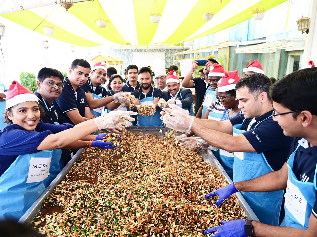 Christmas Cake Mixing At Hyderabad KCP - Sakshi7