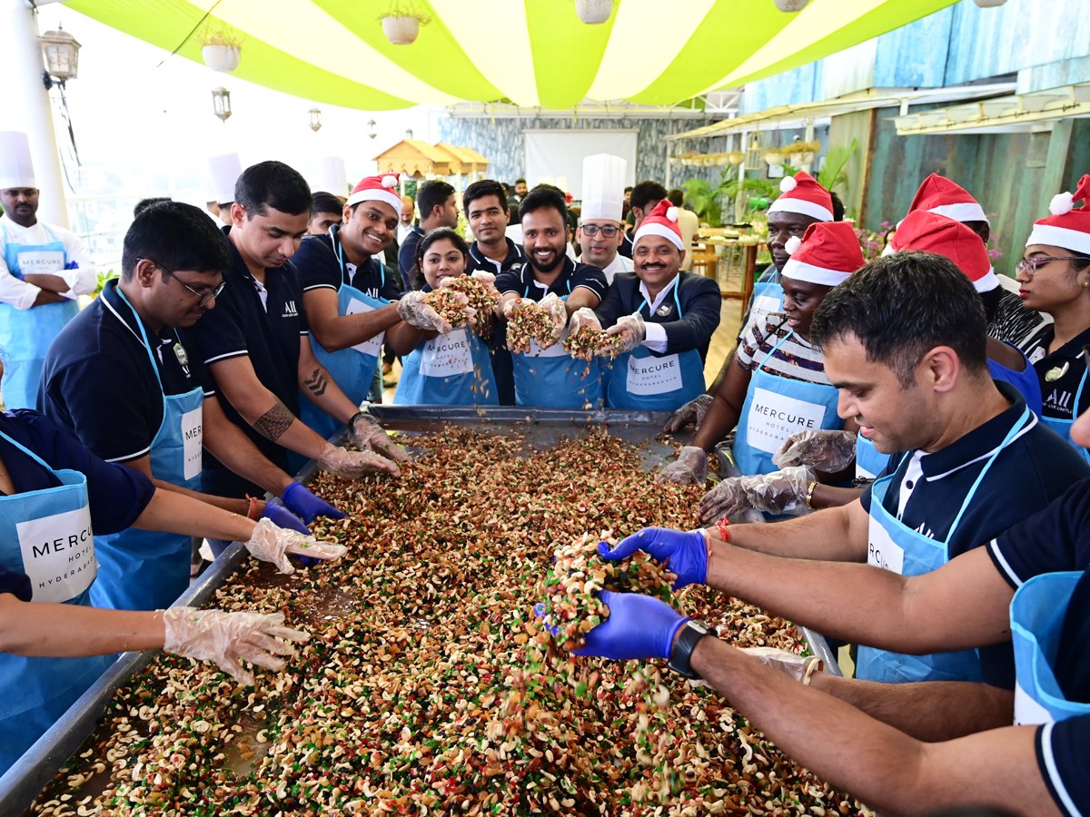 Christmas Cake Mixing At Hyderabad KCP - Sakshi8