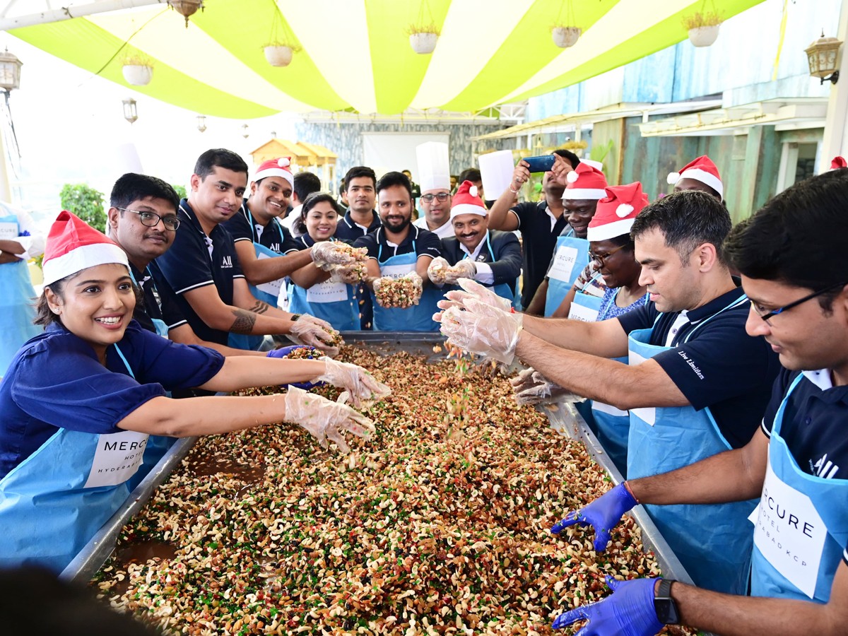 Christmas Cake Mixing At Hyderabad KCP - Sakshi11