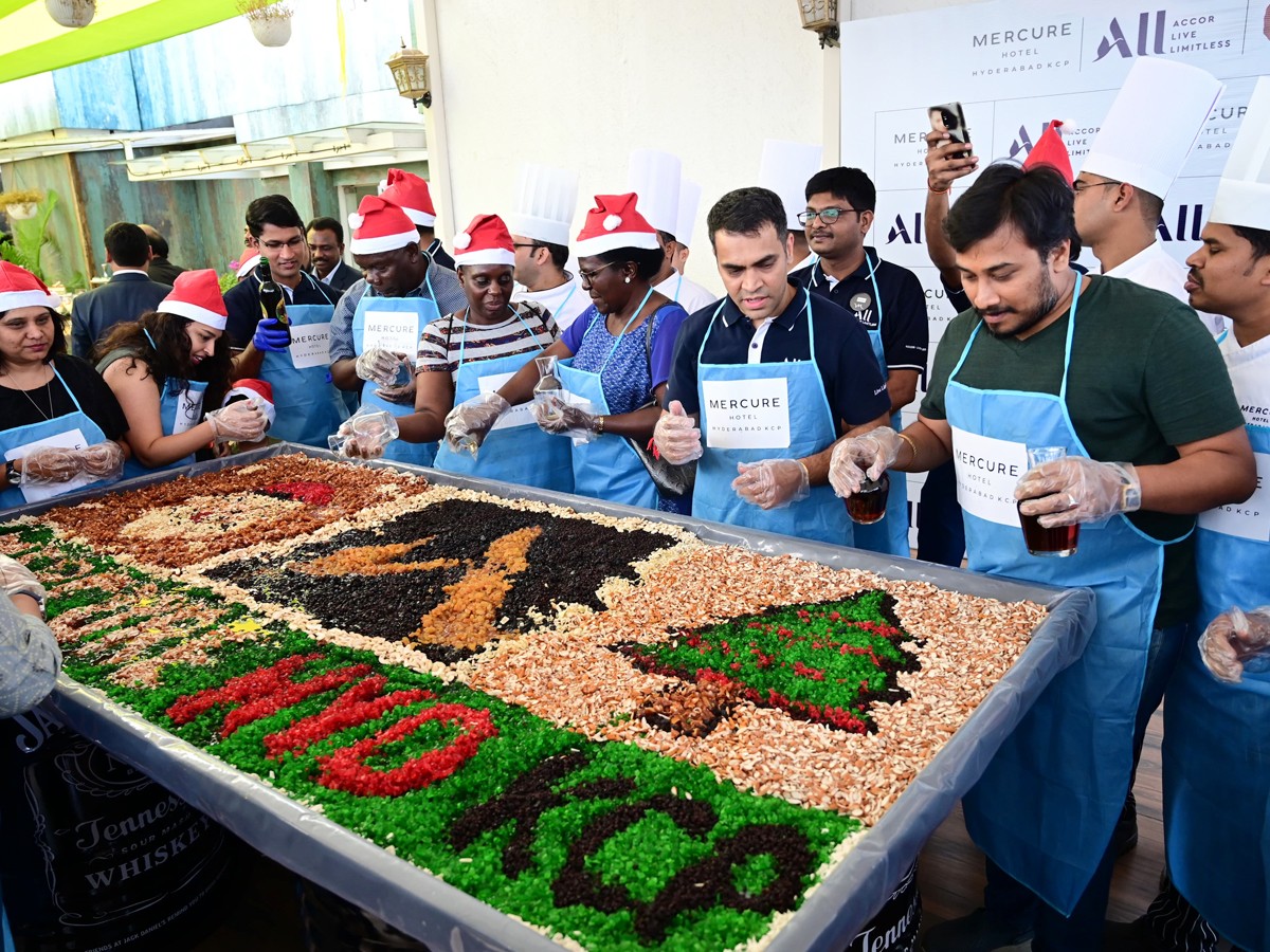 Christmas Cake Mixing At Hyderabad KCP - Sakshi12