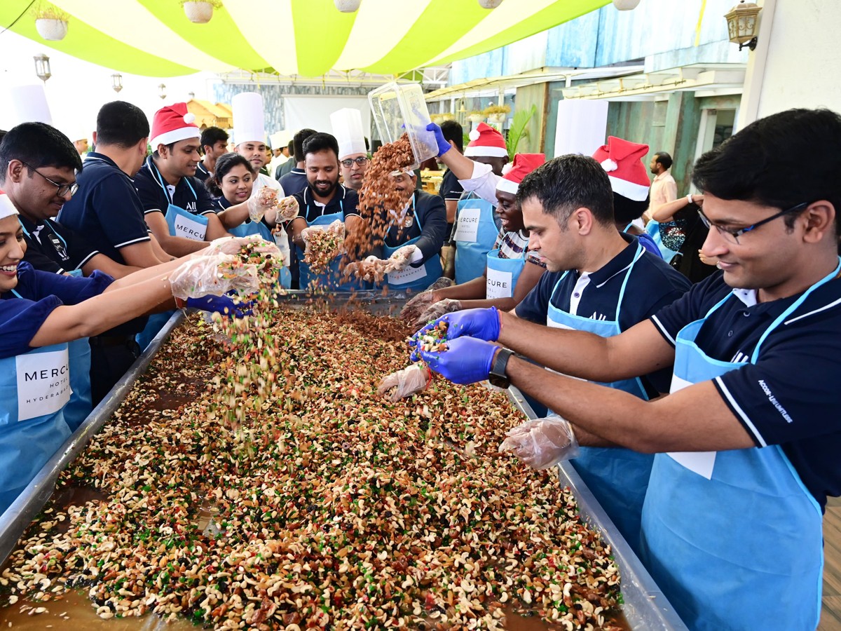 Christmas Cake Mixing At Hyderabad KCP - Sakshi13