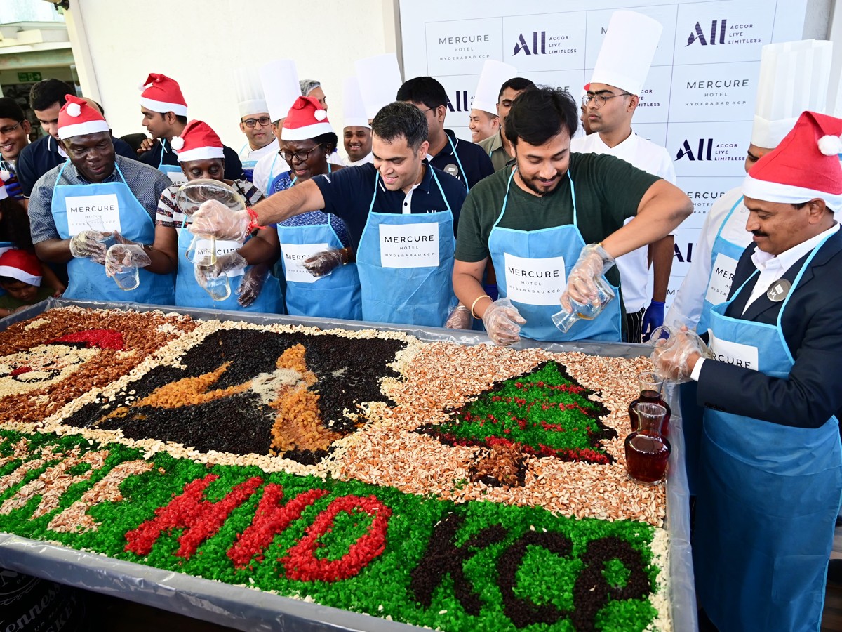 Christmas Cake Mixing At Hyderabad KCP - Sakshi15