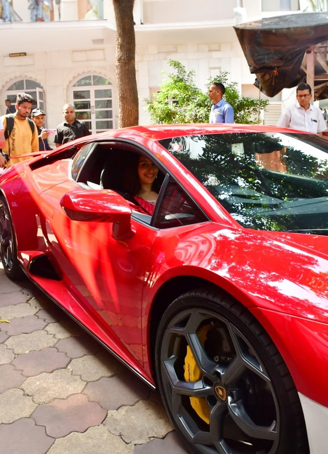 Shraddha Kapoor With Her New Lamborghini Photos - Sakshi5