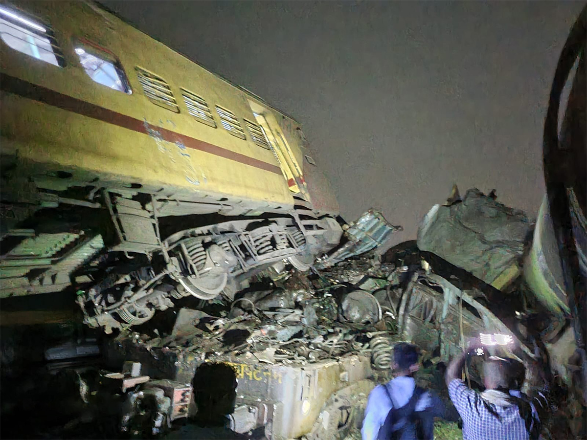 Photos Of Train Accident At Vizianagaram - Sakshi1