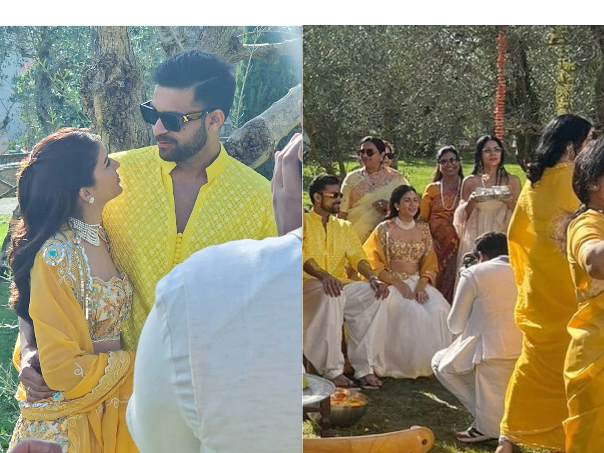 Varun Tej And Lavanya Tripathi Haldi ceremony Photos - Sakshi3