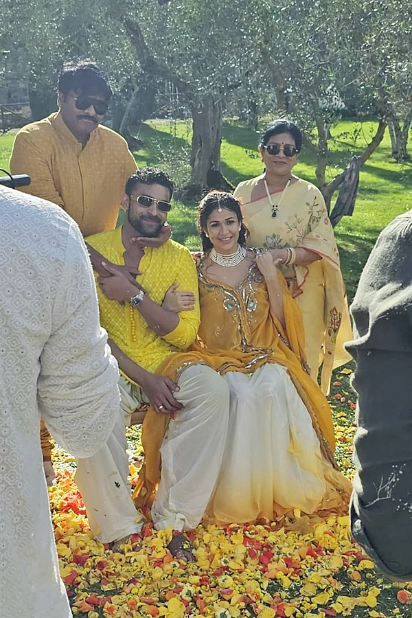 Varun Tej And Lavanya Tripathi Haldi ceremony Photos - Sakshi8