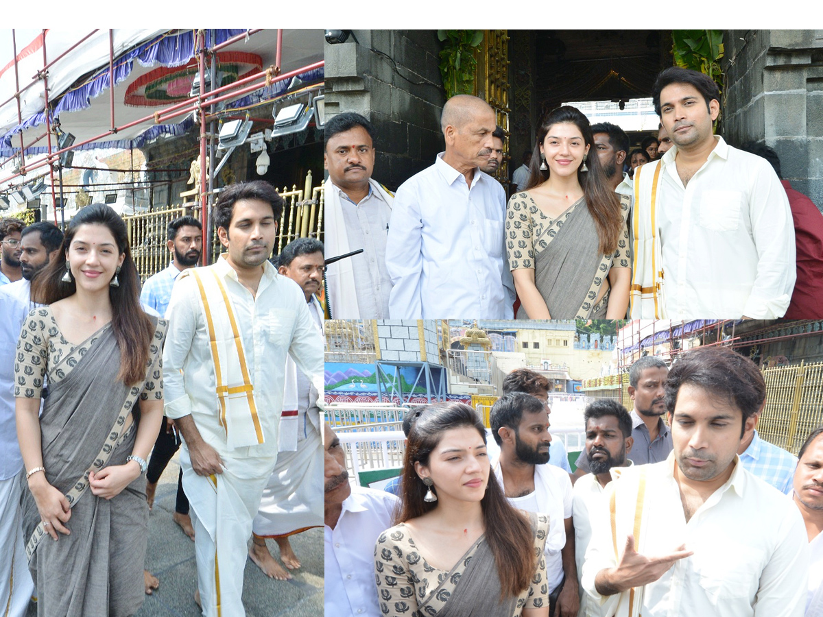 Actress Mehreen Pirzada Visits Tirumala Temple Photos - Sakshi1