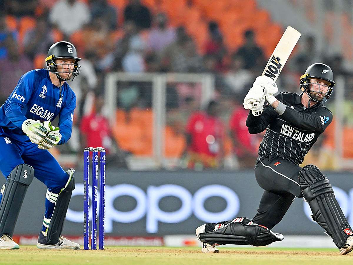 England and New Zealand at the Narendra Modi Stadium in Ahmedabad - Sakshi13