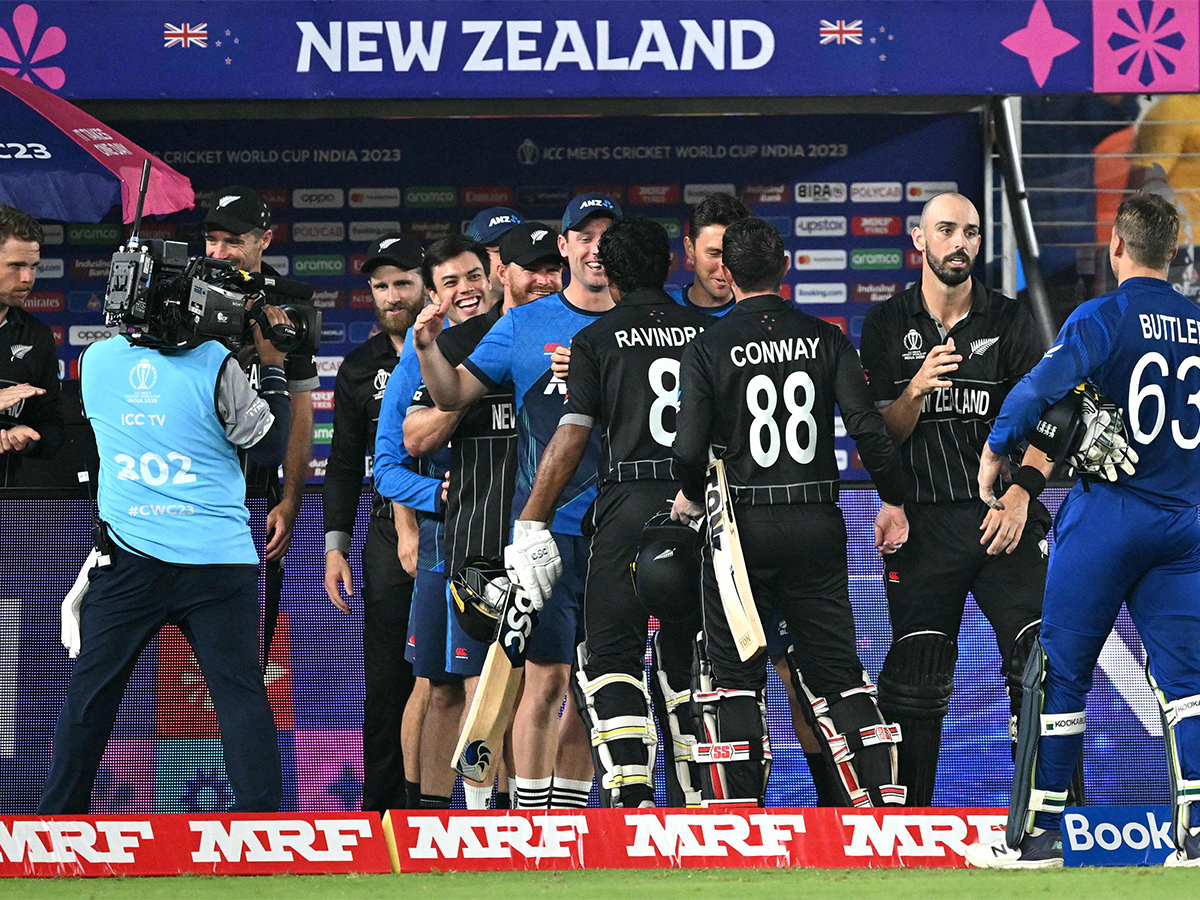 England and New Zealand at the Narendra Modi Stadium in Ahmedabad - Sakshi14