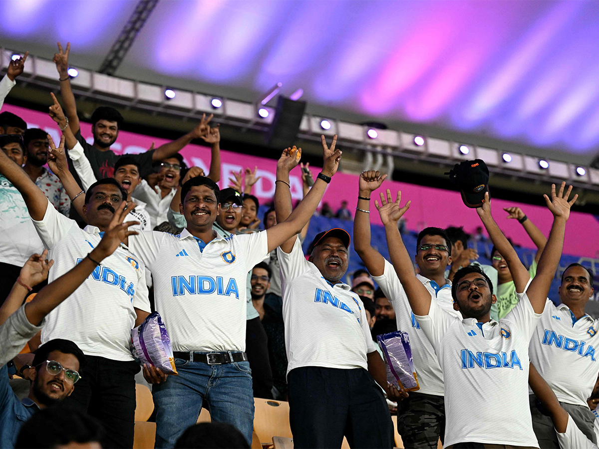 England and New Zealand at the Narendra Modi Stadium in Ahmedabad - Sakshi24