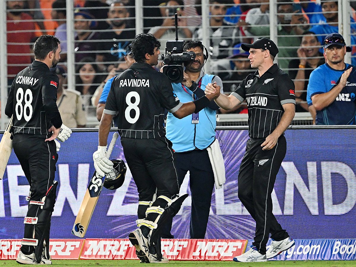 England and New Zealand at the Narendra Modi Stadium in Ahmedabad - Sakshi4