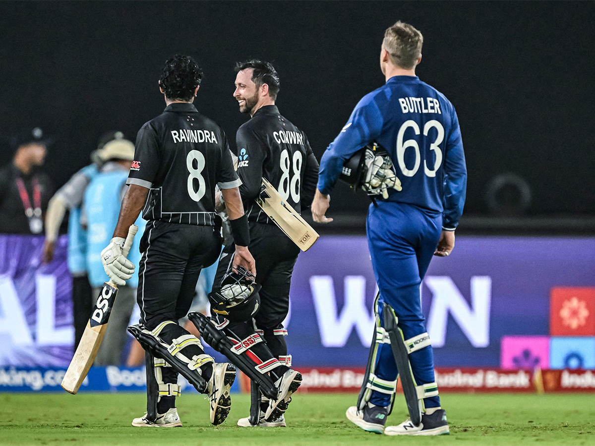 England and New Zealand at the Narendra Modi Stadium in Ahmedabad - Sakshi6