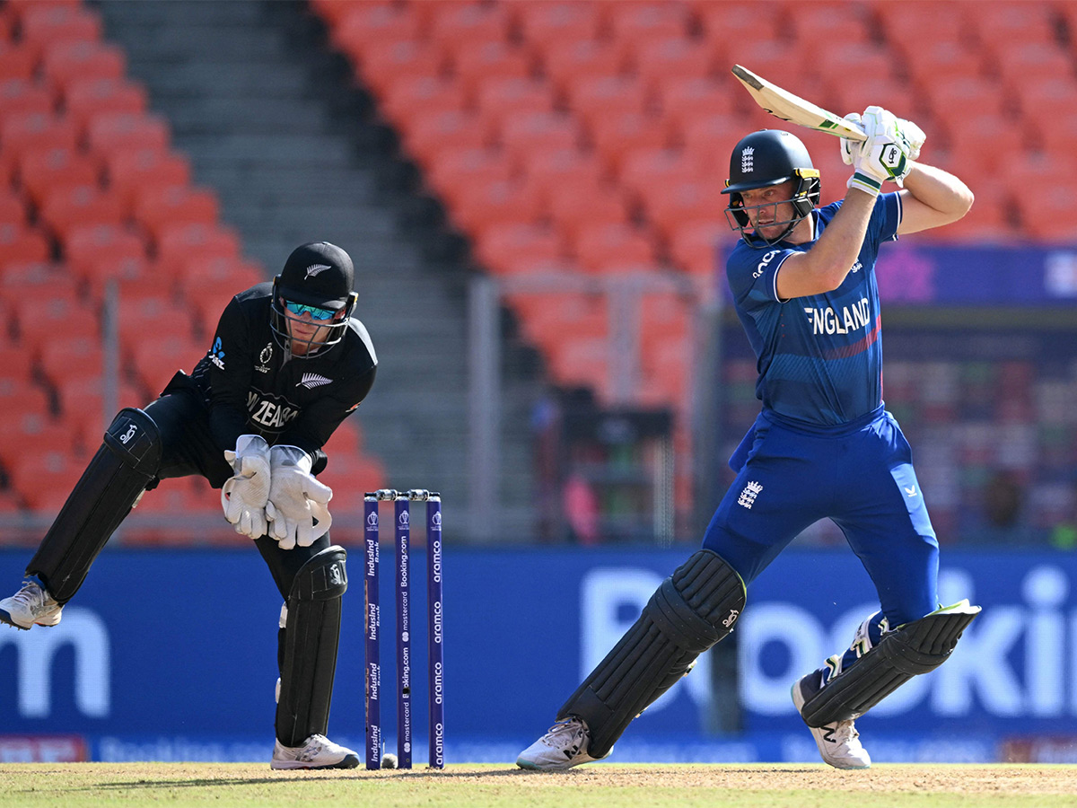 England and New Zealand at the Narendra Modi Stadium in Ahmedabad - Sakshi8