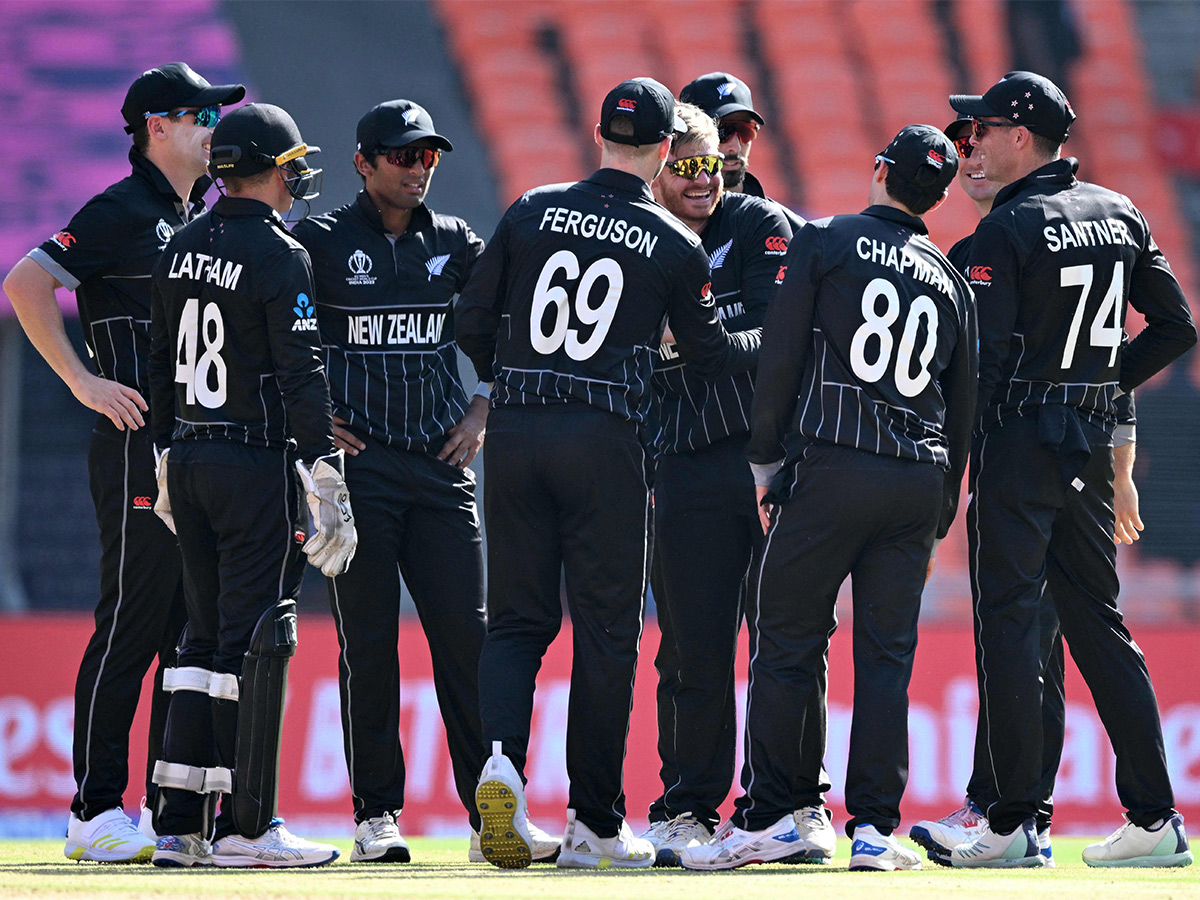 England and New Zealand at the Narendra Modi Stadium in Ahmedabad - Sakshi9