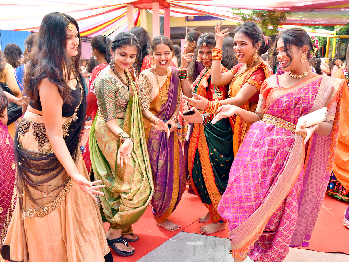 Mini Navaratri Celebrations in Villa Marie College Photos - Sakshi7