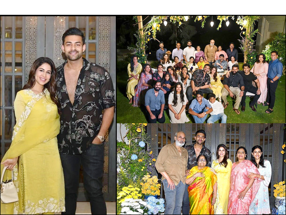 Varun Tej Lavany Pre wedding Celebrations Photos - Sakshi1