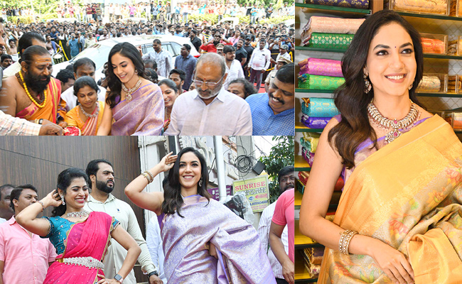 Rituvarma Visits Shopping Mall At Khammam photos - Sakshi1