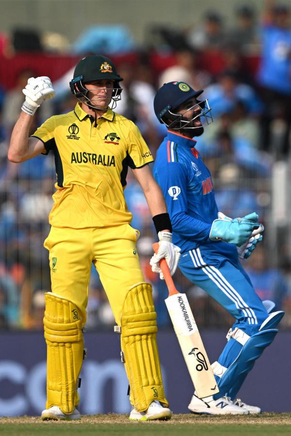 CWC 2023 Ind vs Aus: Australia All Out For 199 Against India Photos - Sakshi40