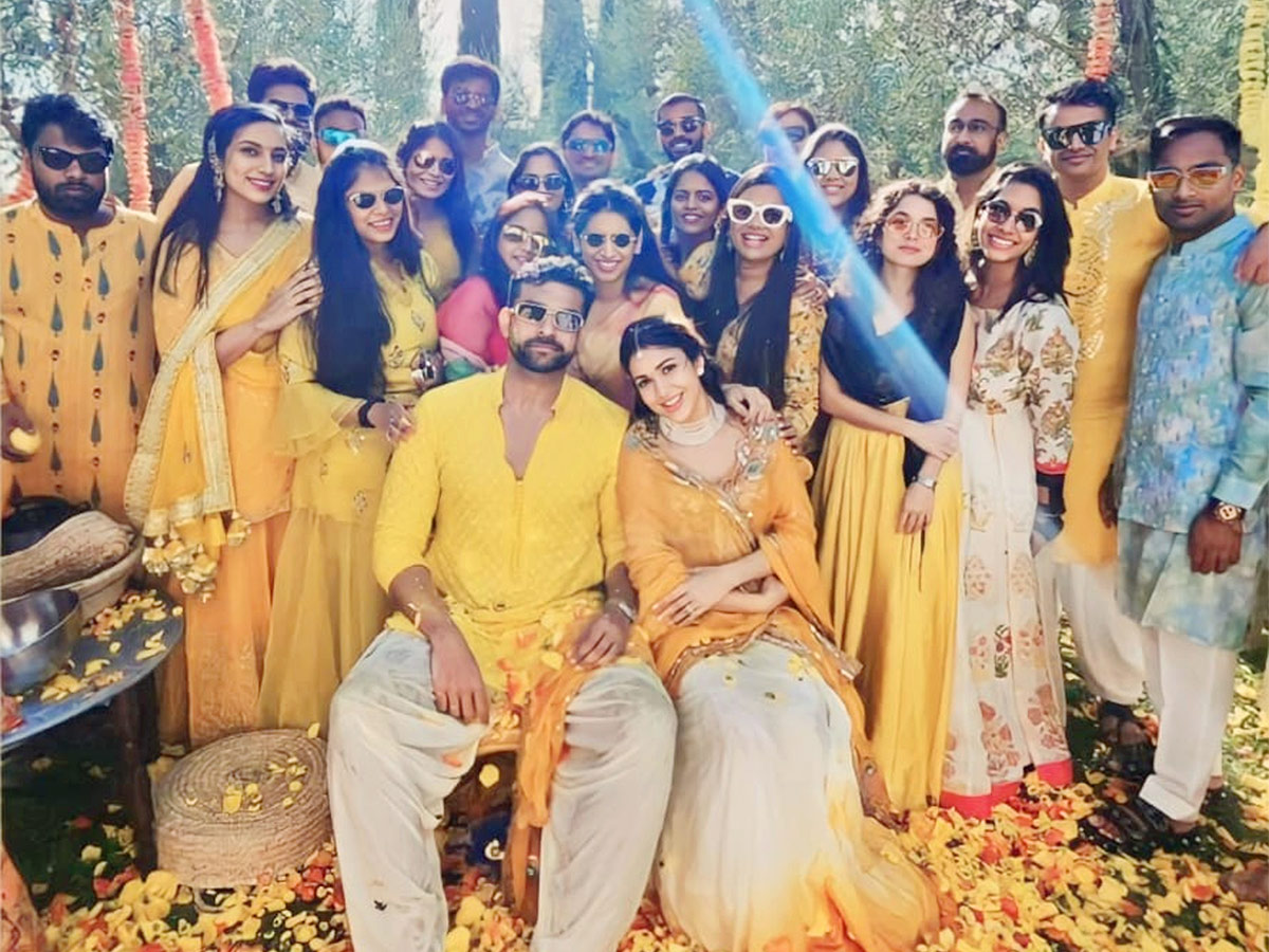 Varun Tej And Lavanya Tripathi Haldi ceremony Photos - Sakshi1