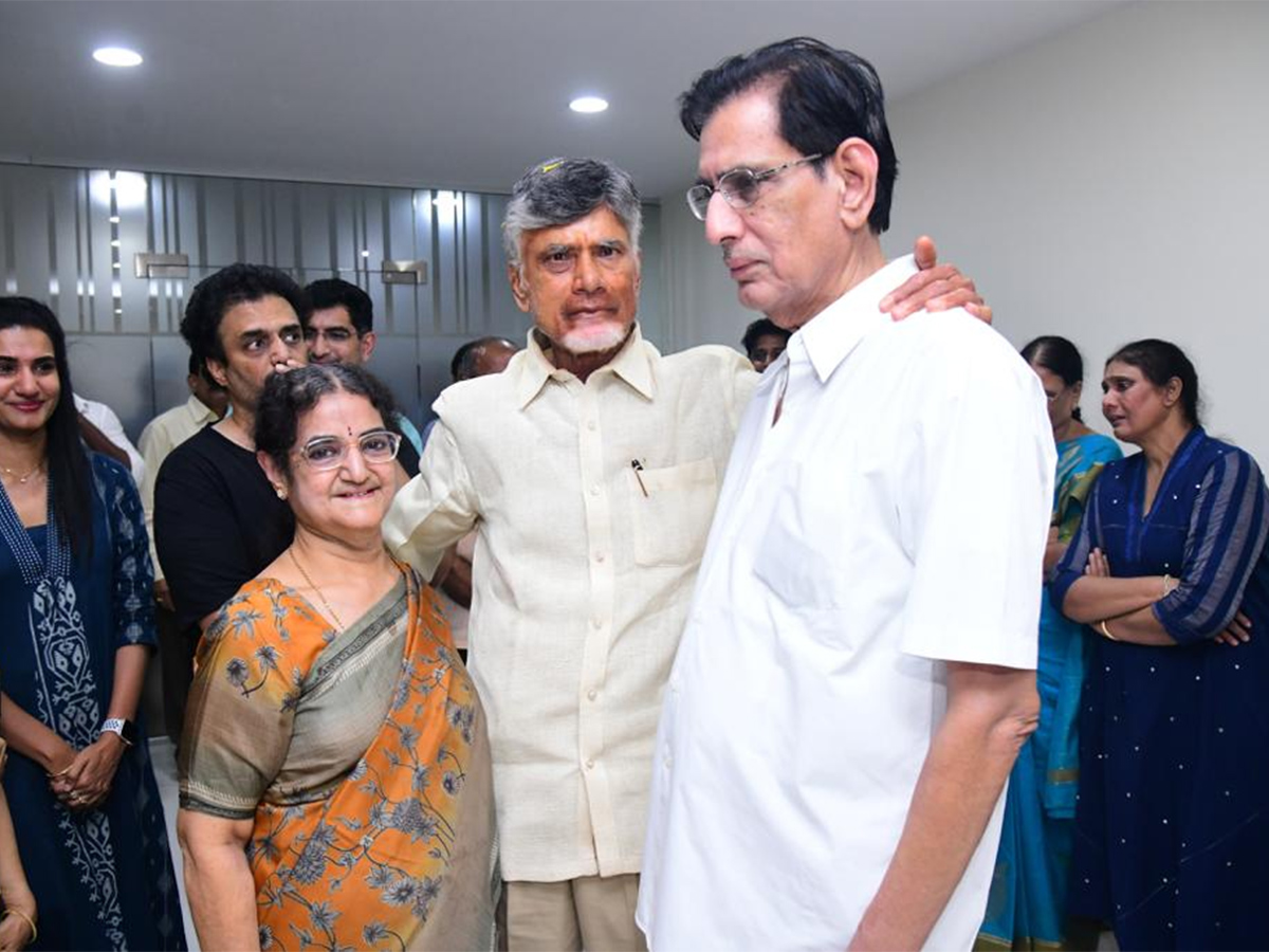 TDP Leaders Family Members Console CBN After Release Photos - Sakshi1