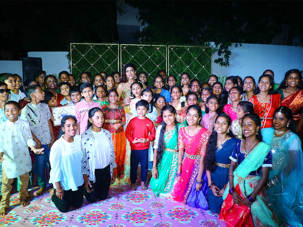 Manchu Lakshmi Celebrates Diwali Celebrations With Government School Kids - Sakshi26