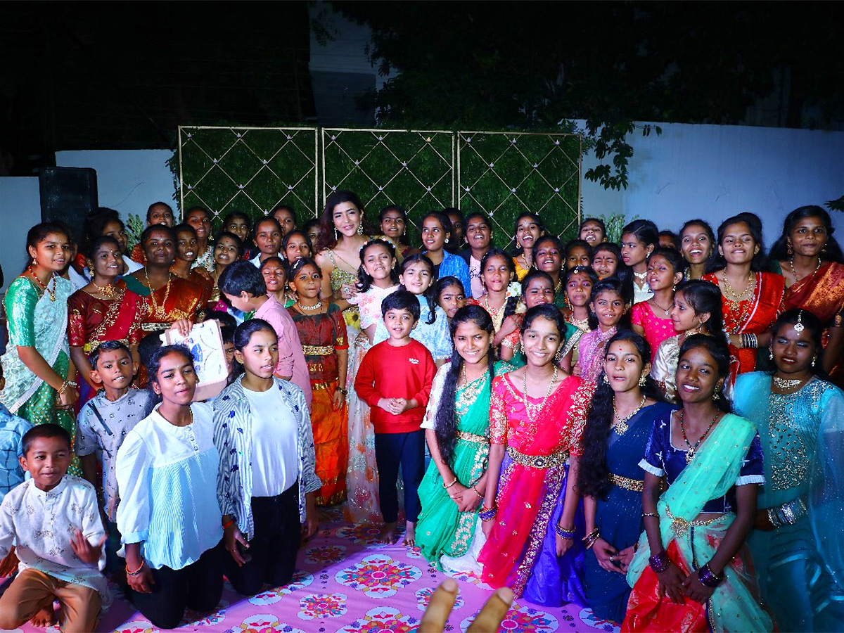 Manchu Lakshmi Celebrates Diwali Celebrations With Government School Kids - Sakshi39