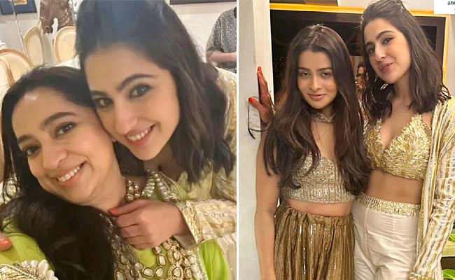 Sara Ali Khan Invites Bollywood Celebreties To  Diwali Bash PHotos - Sakshi11