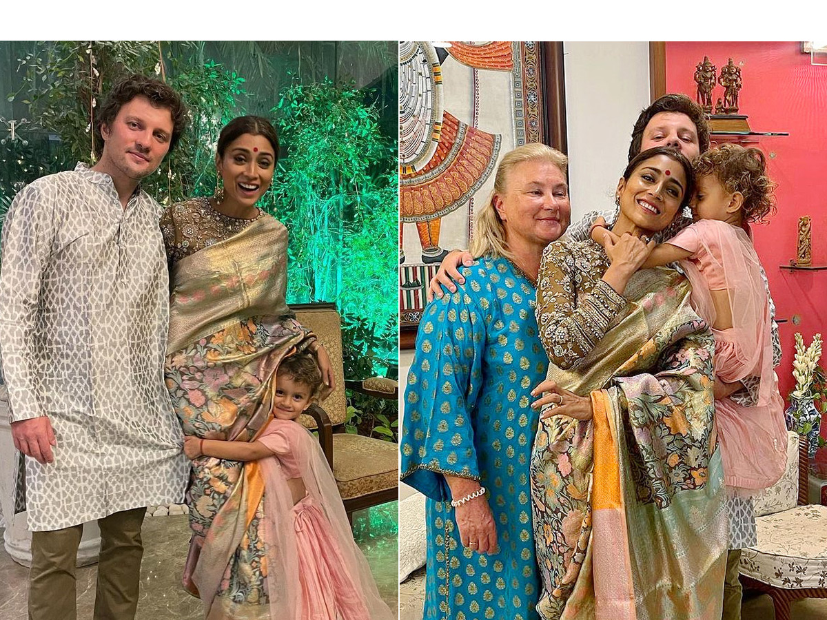 Shriya Saran shares glimpses of her Diwali celebrations Photos - Sakshi1