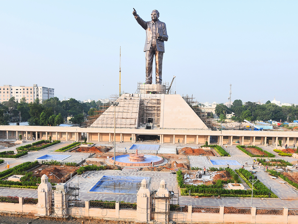 ambedkar statue in vijayawada pics - Sakshi2