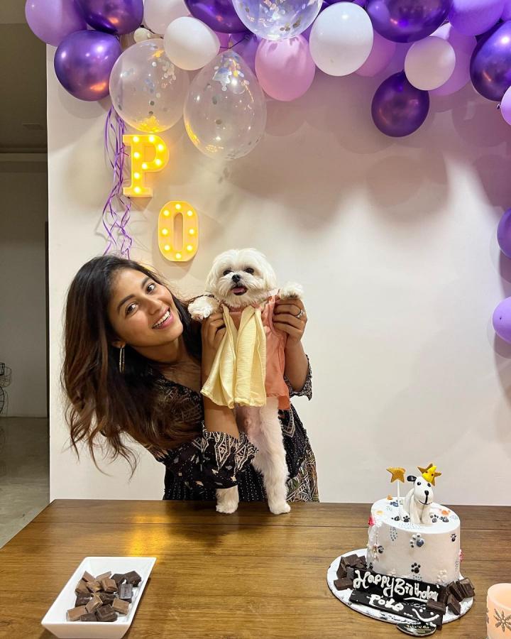 Actress Anjali Pet Dog Polo Birthday Celebration HD Photo Gallery - Sakshi4