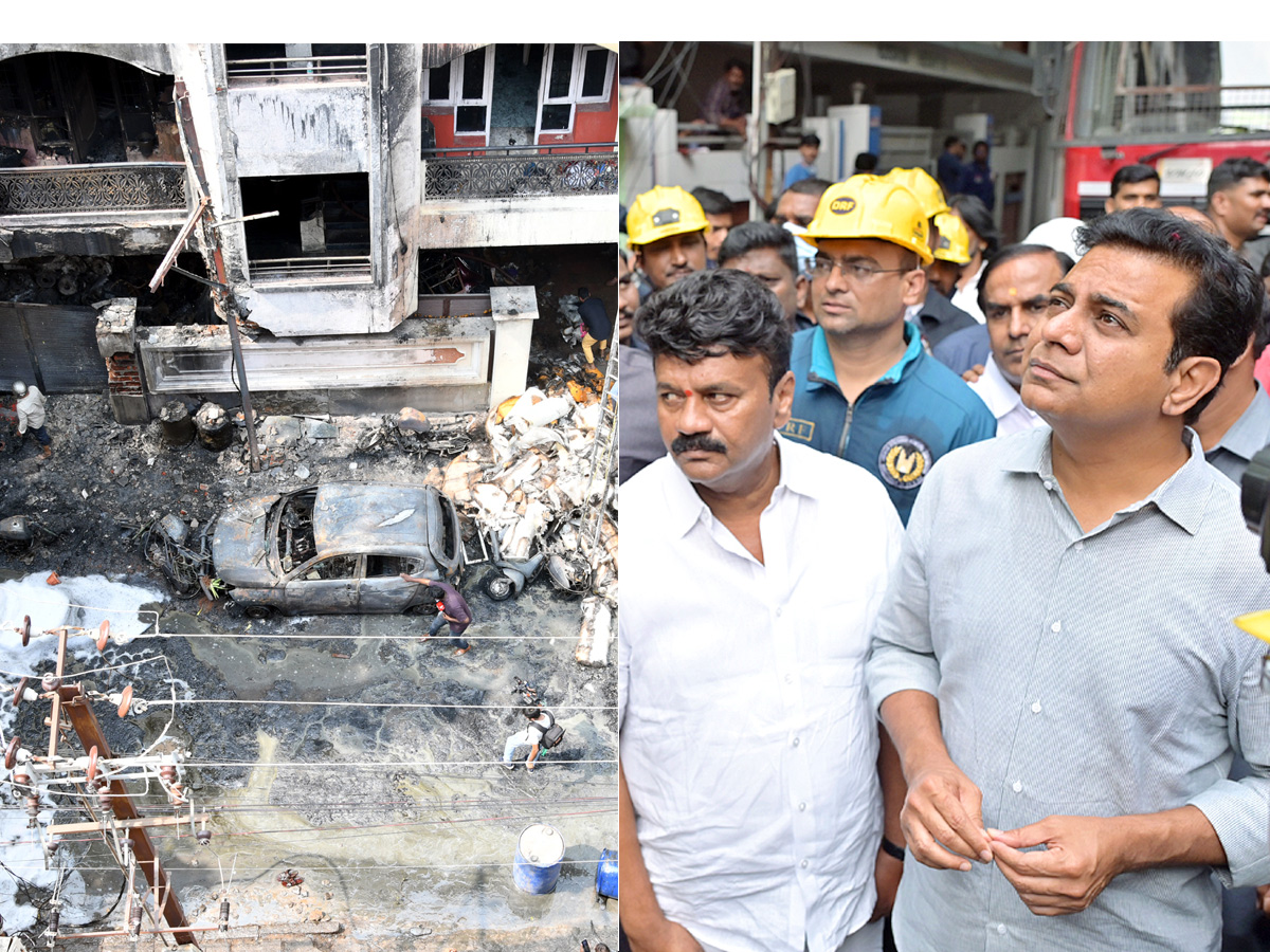 Hyderabad Nampally Fire Accident PHotos - Sakshi1