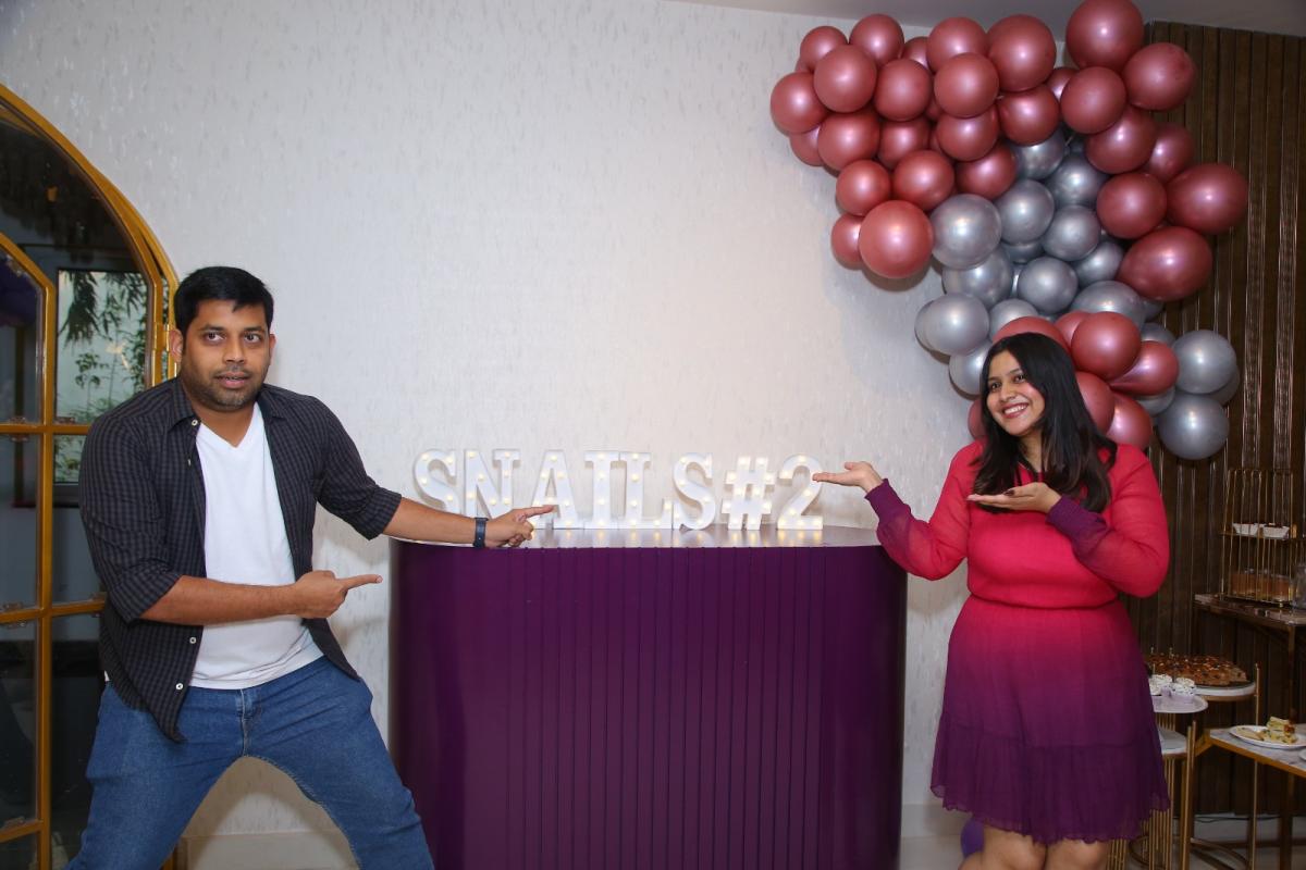 Jabardasth Ritu Choudhary, Director Sandeep Raj Inaugarated Snails, Hair, Beauty and Nails in Madhapur - Sakshi5