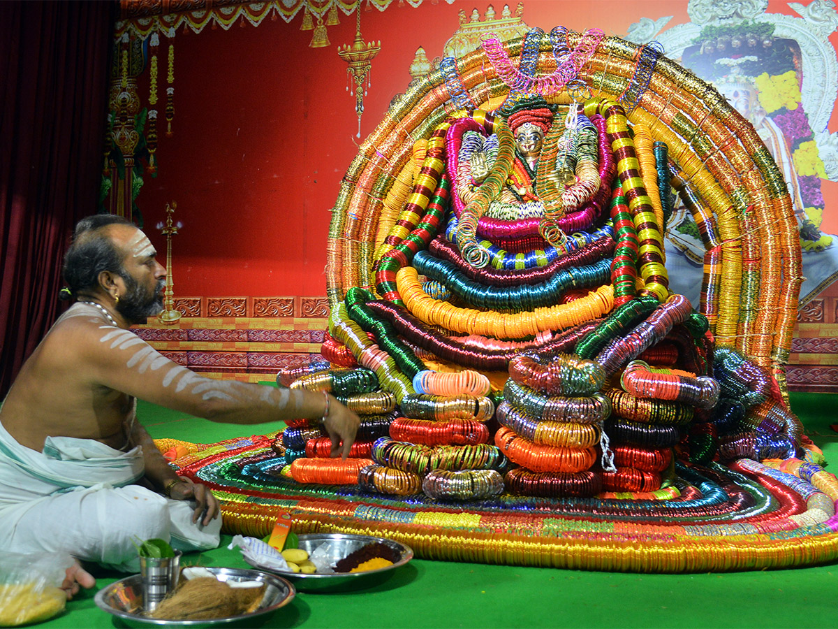 Gajula Mahotsava For Durgamma In Indrakiladri - Sakshi1