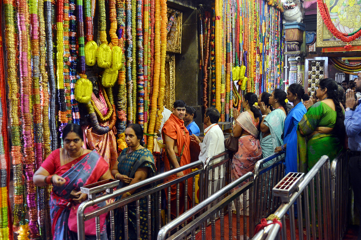 Gajula Mahotsava For Durgamma In Indrakiladri - Sakshi2