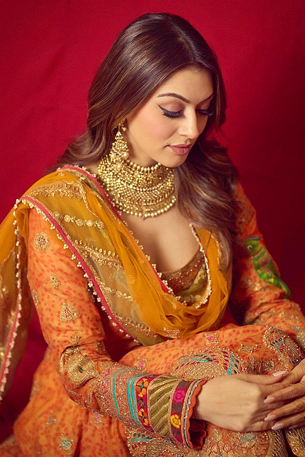 Hansika Motwani celebrates first Diwali with husband PHotos - Sakshi7