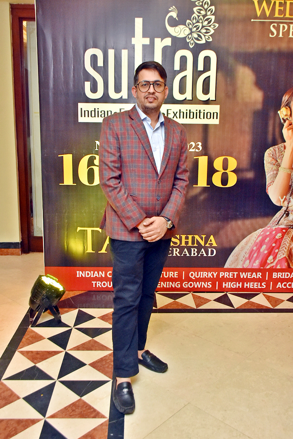 Umesh Madhan, Models Inaugurating Sutra Exhibition at Taj Krishna Hotel, Banjara Hills Photos - Sakshi4