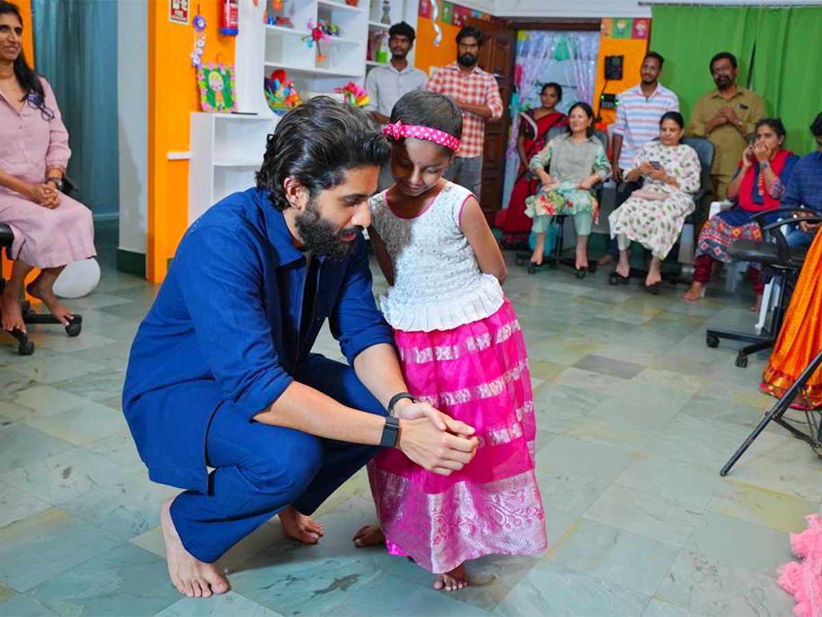 Naga Chaitanya Delights Cancer Patients HD Photo Gallery - Sakshi1