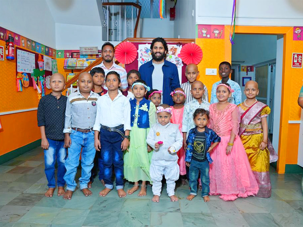 Naga Chaitanya Delights Cancer Patients HD Photo Gallery - Sakshi2