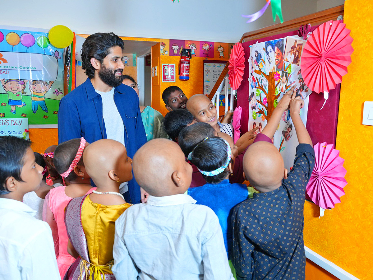 Naga Chaitanya Delights Cancer Patients HD Photo Gallery - Sakshi7