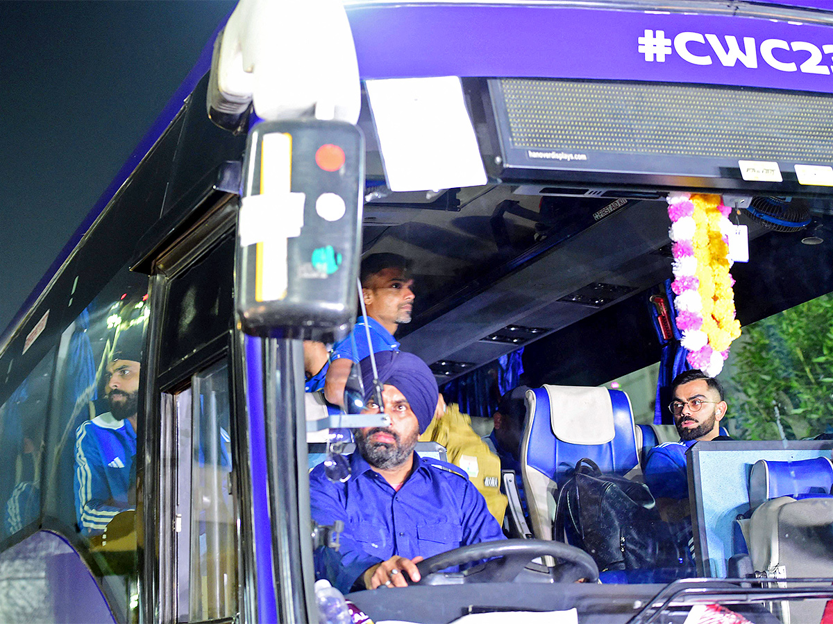 Team India arrival at the Sardar Vallabhbhai Patel International Airport - Sakshi11