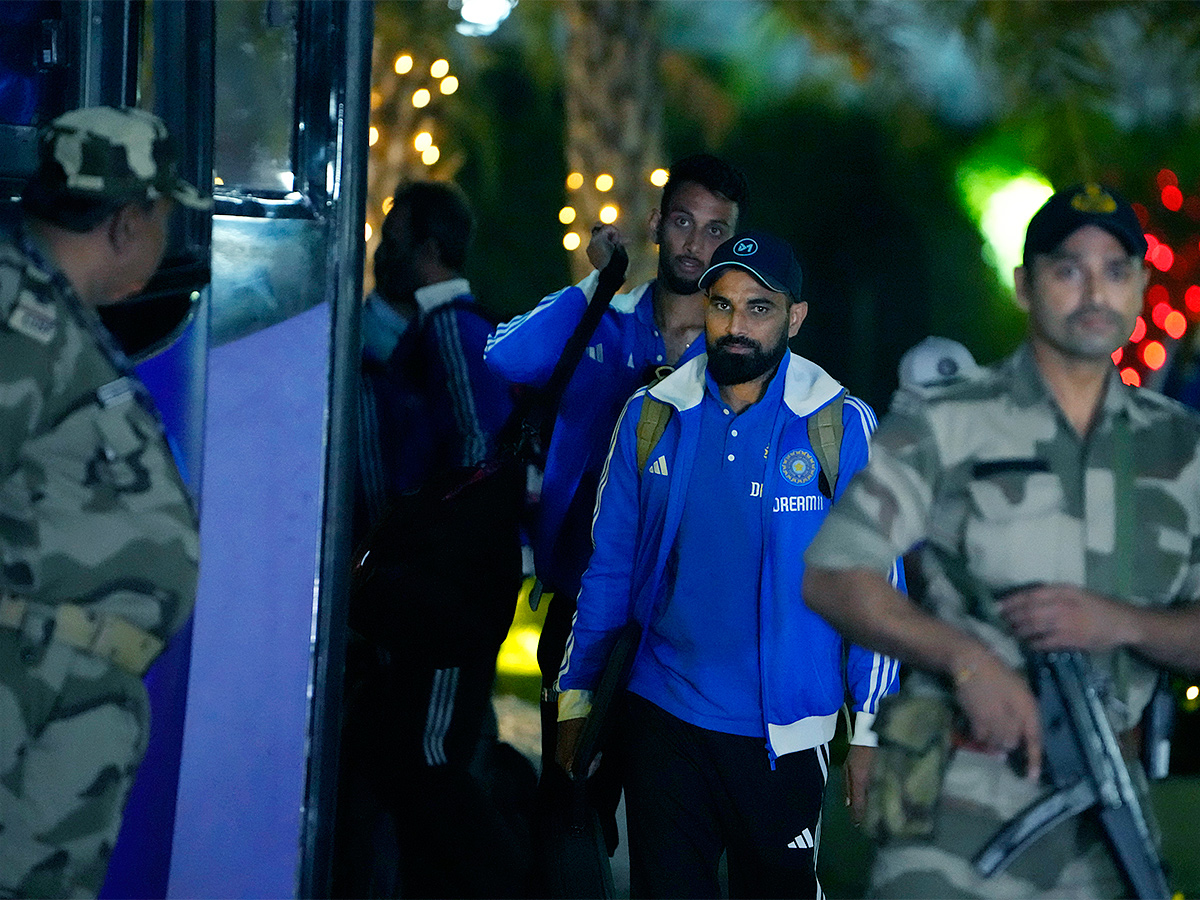 Team India arrival at the Sardar Vallabhbhai Patel International Airport - Sakshi4