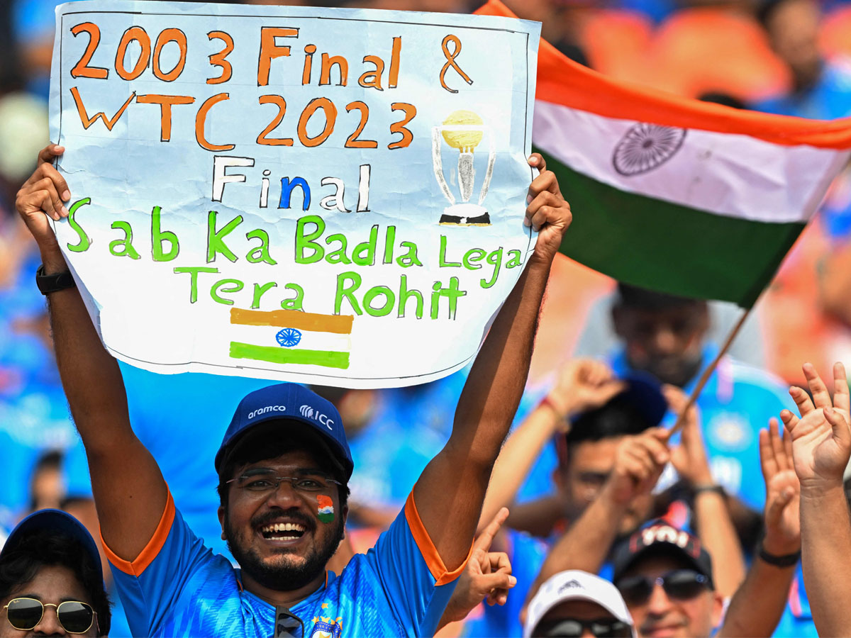 CWC 2023 Final Ind vs Aus Final Match Crowd at Narendra Modi Stadium HD Photos - Sakshi2