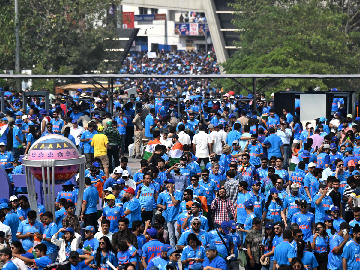 CWC 2023 Final Ind vs Aus Final Match Crowd at Narendra Modi Stadium HD Photos - Sakshi1