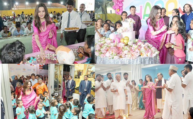 Nita Ambani Celebrates Birthday Celebrations PHotos - Sakshi1