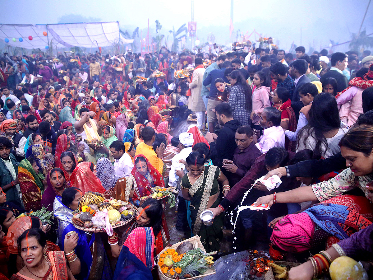 chhath puja celebration 2023 - Sakshi10