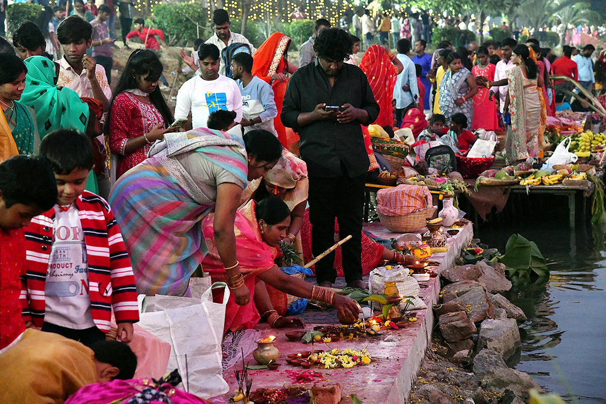 chhath puja celebration 2023 - Sakshi13