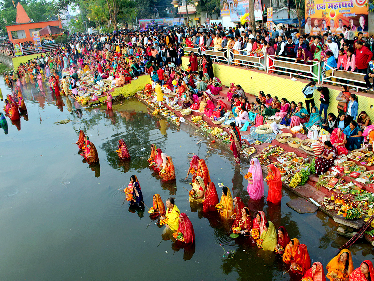 chhath puja celebration 2023 - Sakshi14