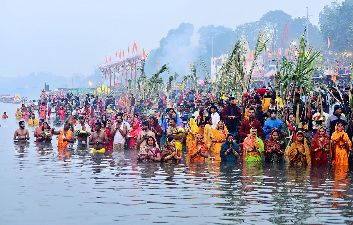 chhath puja celebration 2023 - Sakshi7